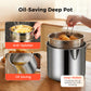 🍳304 Stainless‑Steel Multifunctional Fryer 🧺