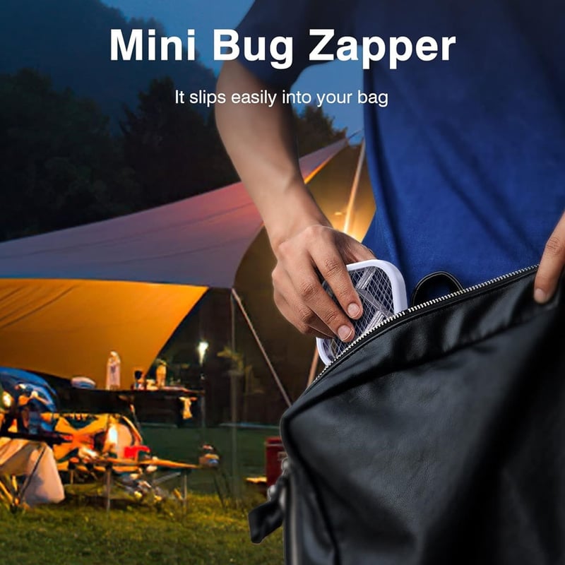 🪰2025 Neu🦟USB Mini Elektrische Fliegenklatsche