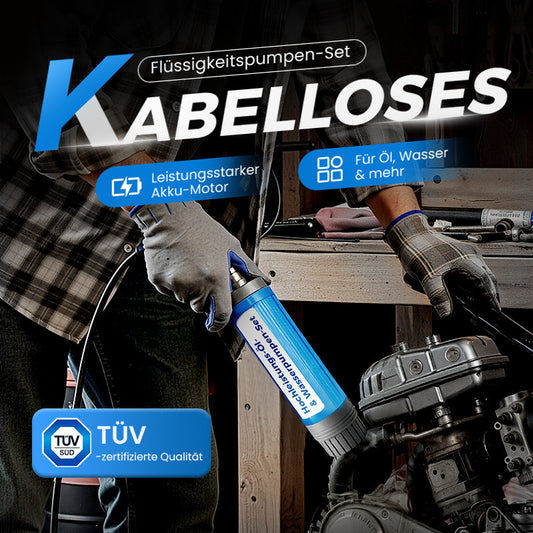 🔋 50% RABATT! ✨Hochleistungs-Öl- & Wasserpumpen-Set