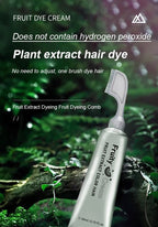 Fruchtessenz-Haarfärbekamm – Sanft färbend und pflegend für glänzendes Haar 💇‍♀️🌟