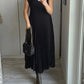 💞Ärmelloses, schlichtes, plissiertes, elegantes Kleid💞