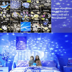 🎃👻 Kinder-Nachtlicht-Projektor mit 15 Filmen 🔋Type-C Aufladung