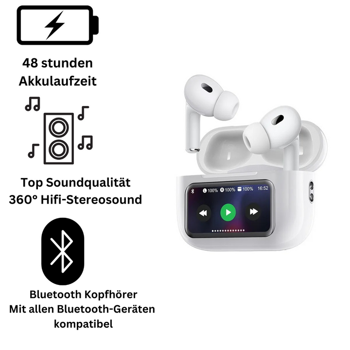Weit voraus, Technologie🎧Smart Touch Screen Bluetooth