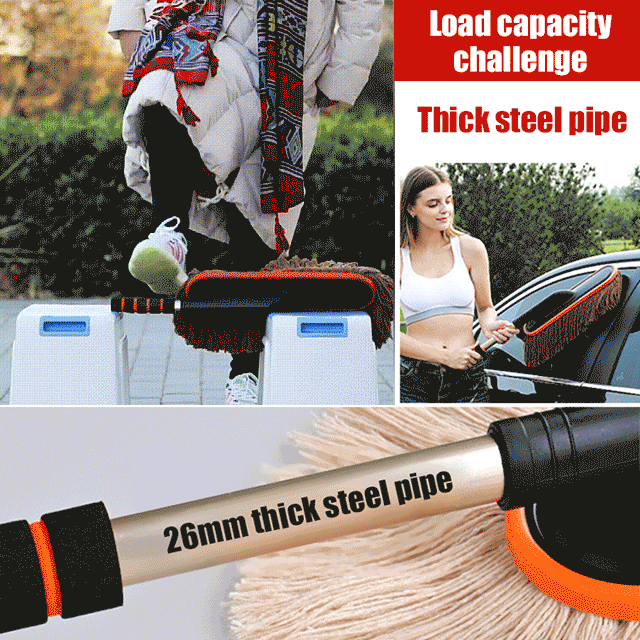 🔥Letzter Tag Aktion🚗Autostaubwedel mit ausziehbarem Teleskopstiel