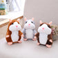 Sprechender Plüsch-Hamster – wiederholt alles, was man sagt, bewegt dabei automatisch den Kopf; ein Riesenspaß für Kinder und Erwachsene-Gcom