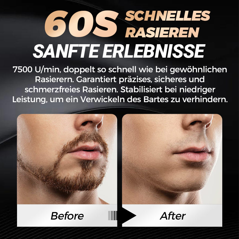 🔋2025 USB-Rasierer für Männer | 💦Wasserdicht & Reise-tauglich | Schnellladung