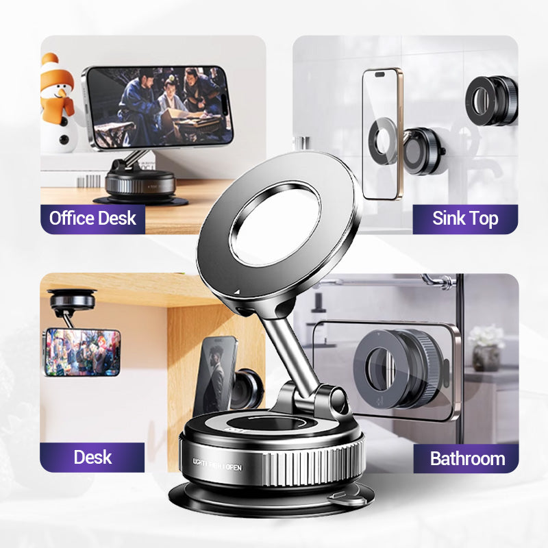 360° verstellbarer magnetischer Vakuum-Telefonhalter📱🚗