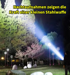 🔥Superhelles LED Taschenlicht, ladbare Mini-Dreiaugen-Lampe für Outdoor und Zuhause