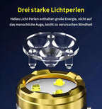 🔥Superhelles LED Taschenlicht, ladbare Mini-Dreiaugen-Lampe für Outdoor und Zuhause