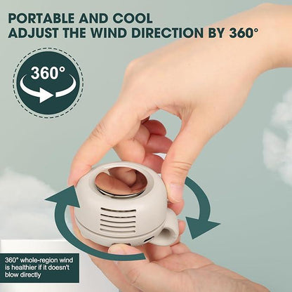 ❄️Um 360° drehbarer, tragbarer Mini-Clip-Ventilator