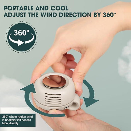 ❄️Um 360° drehbarer, tragbarer Mini-Clip-Ventilator