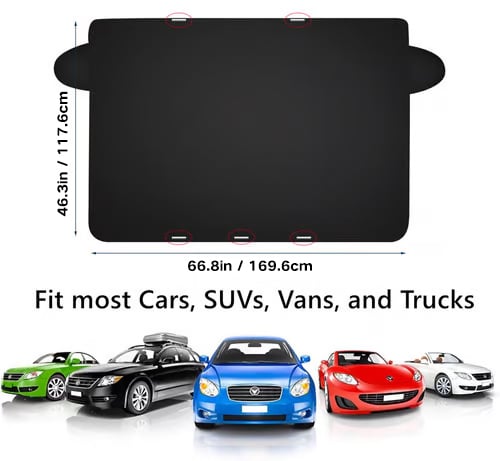 🎁49 % Rabatt!🔥Verbesserte magnetische Schneeschutzabdeckung für die Windschutzscheibe (Modelljahr 2025)