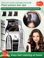 Fruchtessenz-Haarfärbekamm – Sanft färbend und pflegend für glänzendes Haar 💇‍♀️🌟