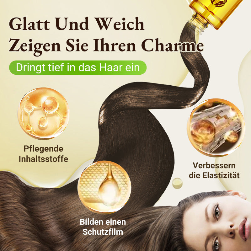 ✨🔥MEHR KAUFEN, MEHR SPAREN🔥 Intensiv Pflegendes Haaröl-Spray - Mit Keratin und Hitzeschutz für Geschmeidigen Glanz und Reparatur bis in die Spitzen 🌟🧴