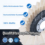🎁 Neujahrsangebot✨Wollfilz-Lamellenpolierscheibe