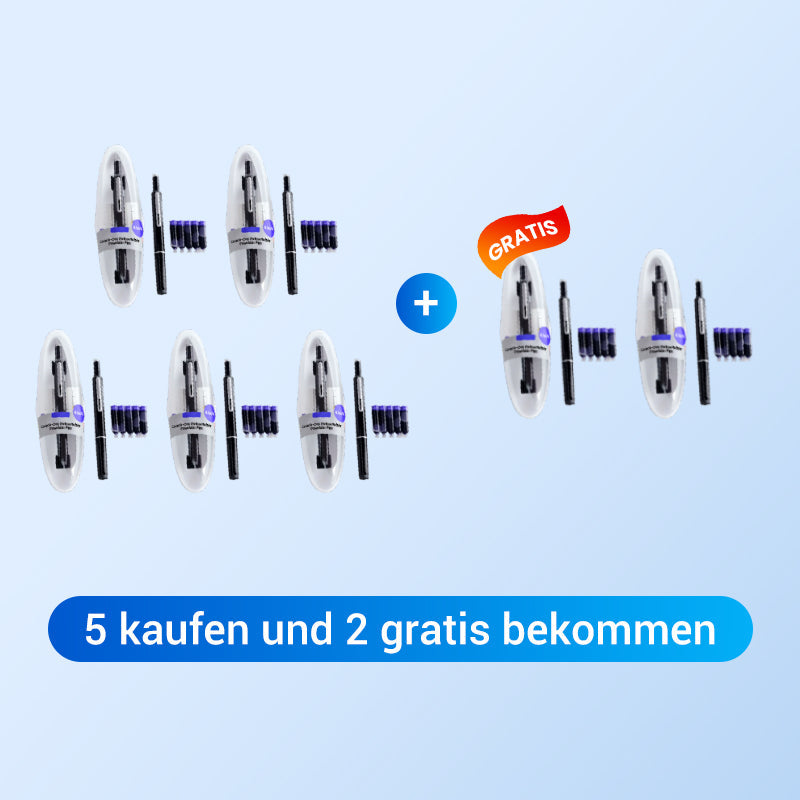 Schnell Trocknender, Einziehbarer Füllfederhalter