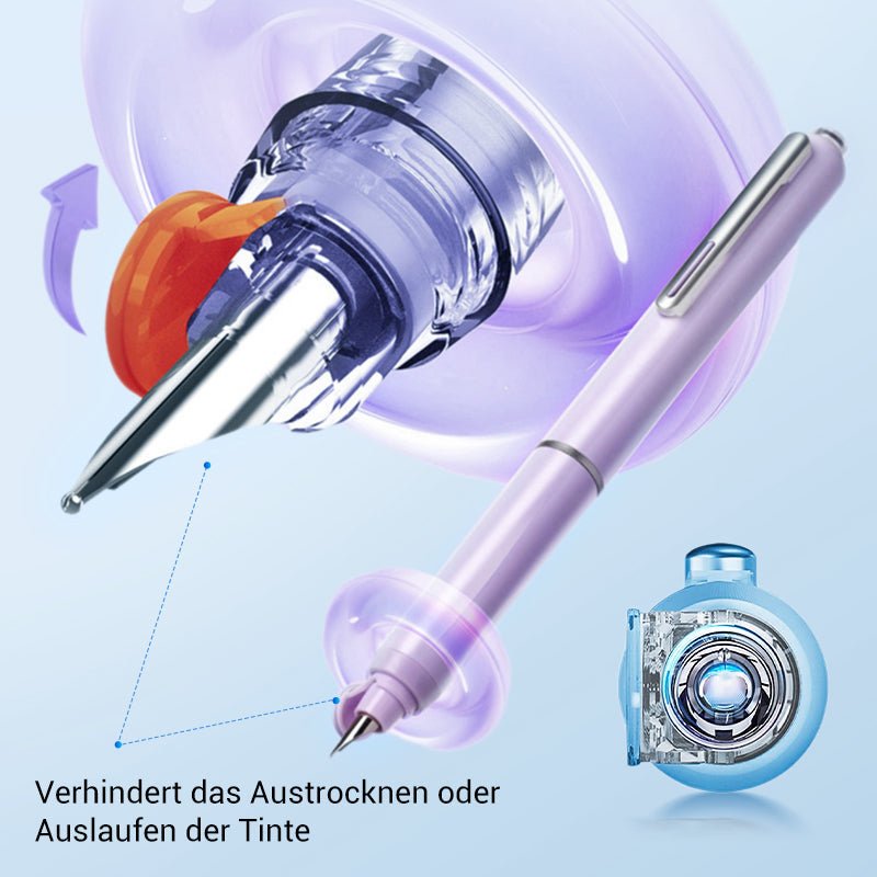Schnell Trocknender, Einziehbarer Füllfederhalter