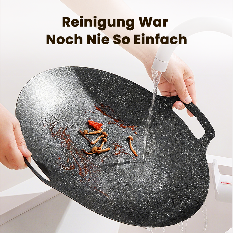 🍳Multifunktionale Antihaft-Bratpfanne Medizinische Stein-Grillpfanne