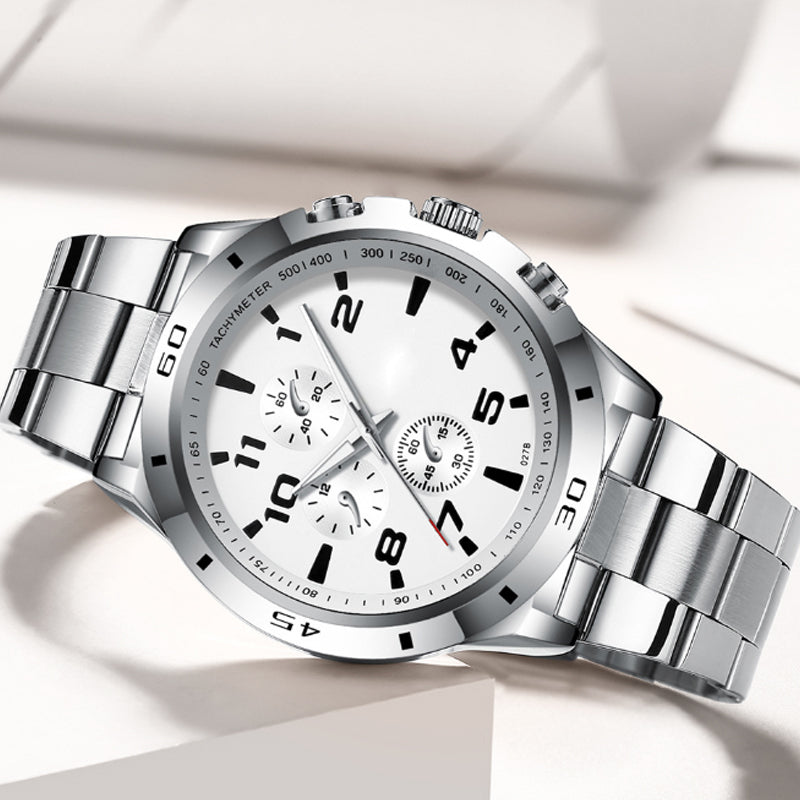 ✨2025 Brandneues Design - Heute mit 50% Rabatt kaufen!⌚Wasserdichte Quarzuhr mit Leuchtmasse