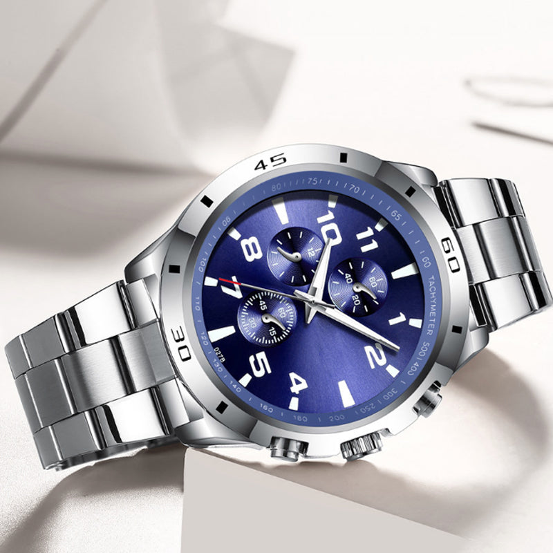 ✨2025 Brandneues Design - Heute mit 50% Rabatt kaufen!⌚Wasserdichte Quarzuhr mit Leuchtmasse