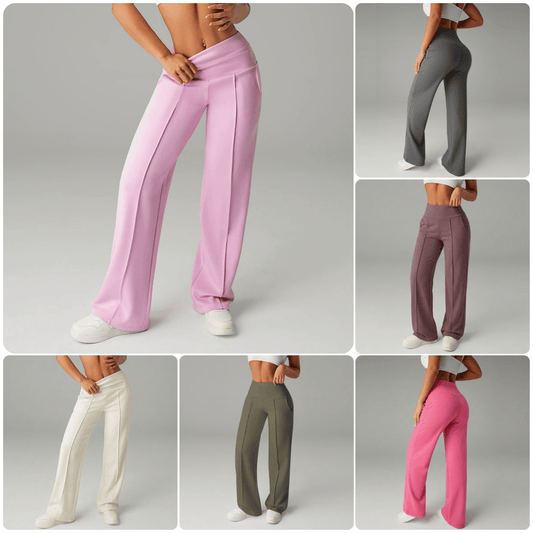 💗LETZTER TAG - 50% RABATT💕 Damen-Hose, schlicht, locker, gerades Bein