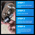 💥Effizientes Auto-Radbolzen-Montagewerkzeug