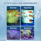 Leistungsstarke Tablette zur Wasserreinigung im Aquarium