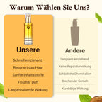 ✨🔥MEHR KAUFEN, MEHR SPAREN🔥 Intensiv Pflegendes Haaröl-Spray - Mit Keratin und Hitzeschutz für Geschmeidigen Glanz und Reparatur bis in die Spitzen 🌟🧴