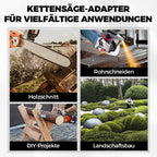 🔥Bausatz zum Umbau eines Winkelschleifers in eine elektrische Kettensäge