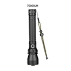 Superhelle, leistungsstarke, hohe Lumen, lange taktische Taschenlampen mit wiederaufladbarer Batterie