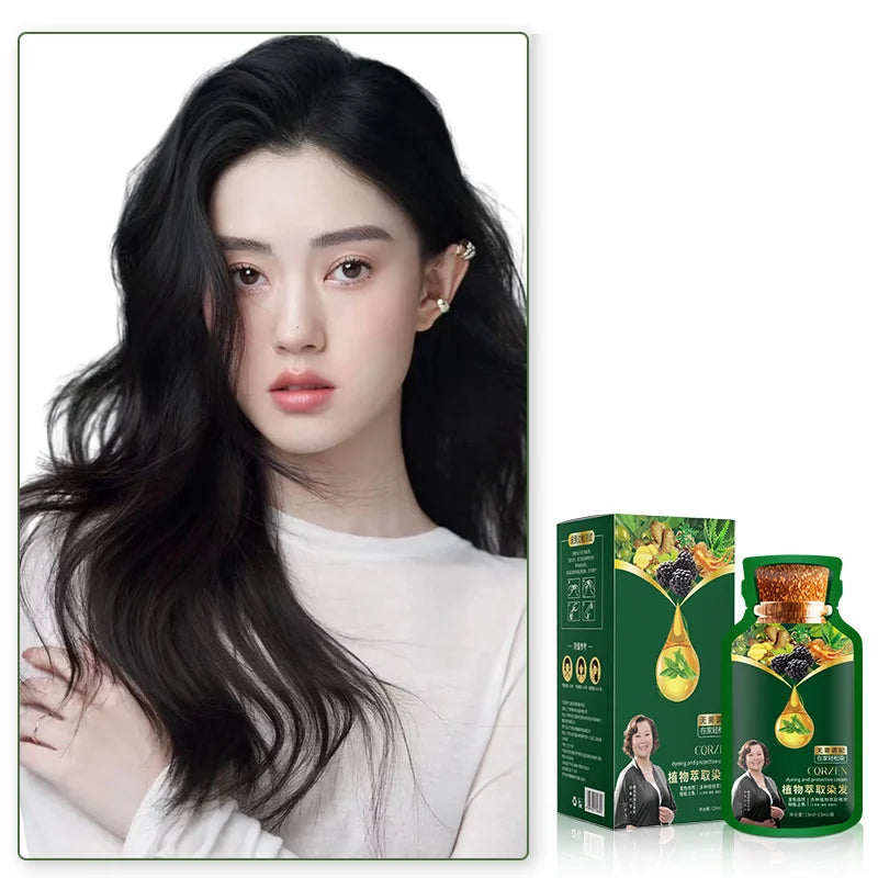 🔥KAUFEN SIE 1, BEKOMMEN SIE 1 GRATIS🔥Sanfte, pflanzliche Haarfarbe für den schnellen Gebrauch