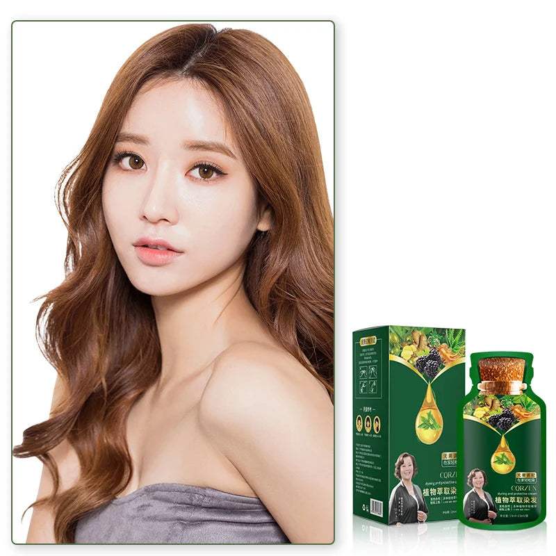 🔥KAUFEN SIE 1, BEKOMMEN SIE 1 GRATIS🔥Sanfte, pflanzliche Haarfarbe für den schnellen Gebrauch