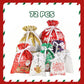 🎅🎁Die weltbeste Weihnachtsgeschenktüte mit Kordelzug💝Geeignet für alle Geschenke💝