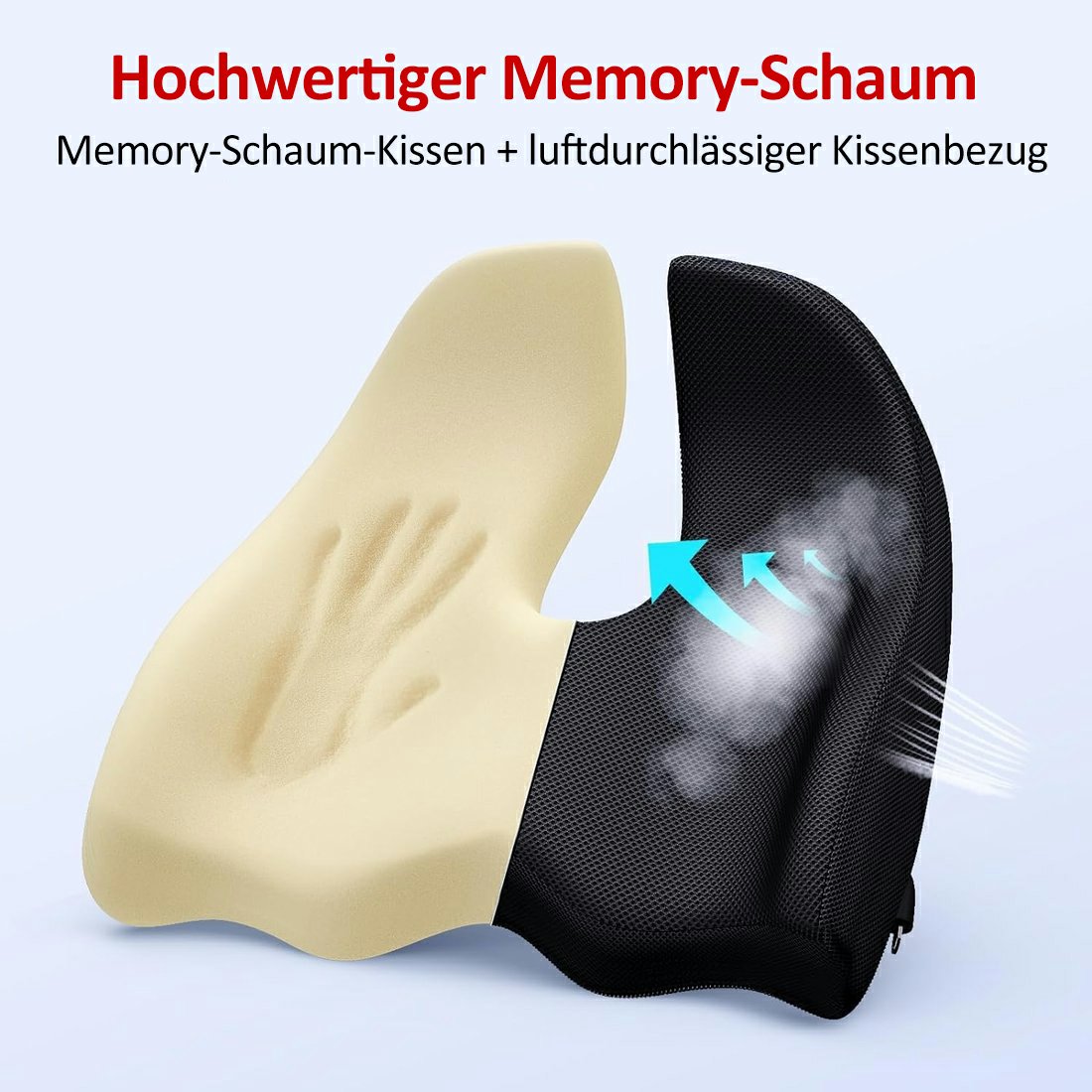 ✨✨Ergonomisches Sitzkissen aus Memory-Schaumstoff