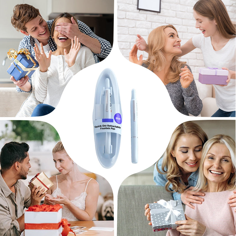 Schnell Trocknender, Einziehbarer Füllfederhalter