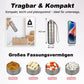 Metall-Reise-Pillendose – 7-Tage-Organizer, stapelbar, wasserdicht, groß