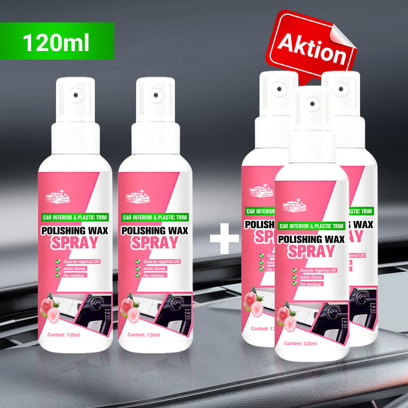 🎁Kaufen 1 get 1 free (2 Flaschen)🎁Auto Armaturenbrett Polieren Pflege Wachs Spray