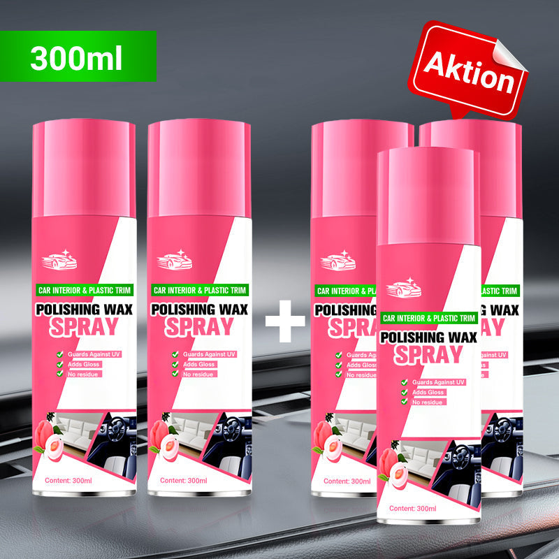 🎁Kaufen 1 get 1 free (2 Flaschen)🎁Auto Armaturenbrett Polieren Pflege Wachs Spray