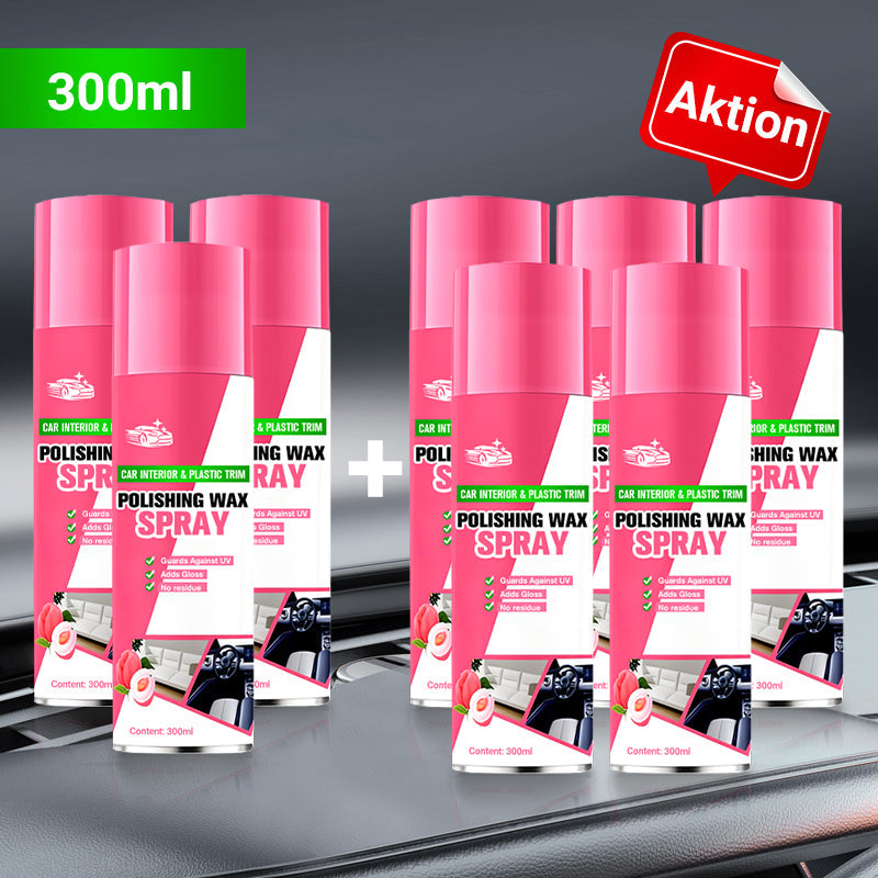 🎁Kaufen 1 get 1 free (2 Flaschen)🎁Auto Armaturenbrett Polieren Pflege Wachs Spray