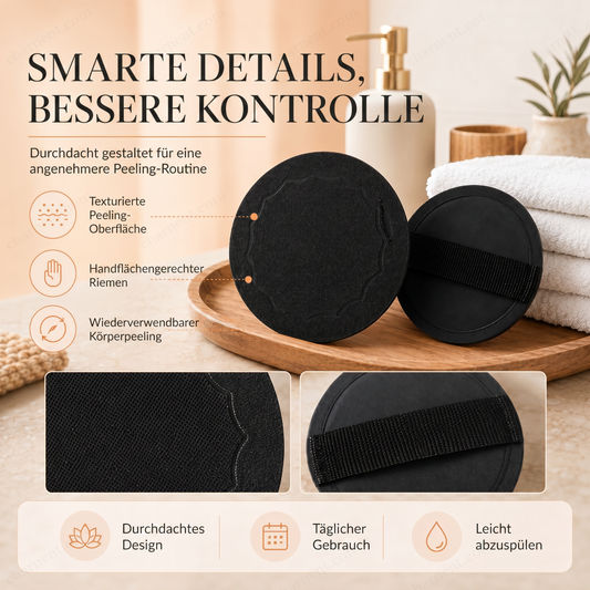 🚿  Zwei zum Preis von einem  Wiederverwendbare Peeling-Pads | Sanft für glatte, frische Haut🧖‍♀️
