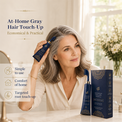 🌿✨ JETZT 50 % RABATT! !✨🌿 Natürliche Haarfarbe-Kamm für den Heimgebrauch