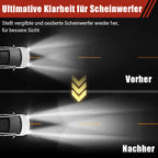 180 ml Professionelles Scheinwerfer-Aufbereitungsset für Autos mit Schwamm