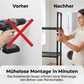 📢📢50 % Rabatt!!🏠✨ Praktisches Aufbewahrungsregal für Bad und Waschküche | Kein Bohren erforderlich 🛠️