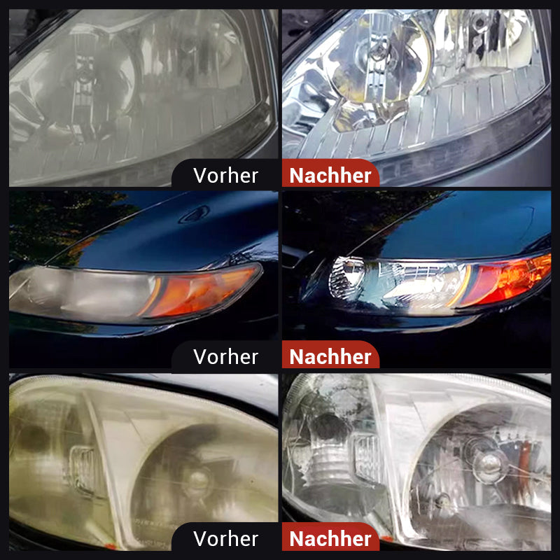 180 ml Professionelles Scheinwerfer-Aufbereitungsset für Autos mit Schwamm