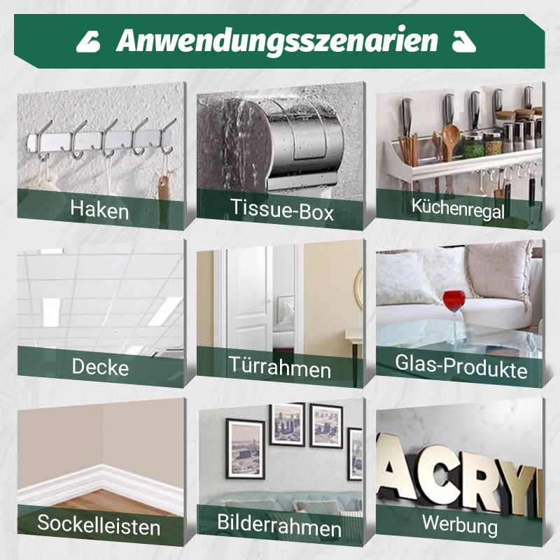 📢57% Rabatt💥Universeller, starker, nagelfreier Kleber, wasserfest und kein Bohren erforderlich