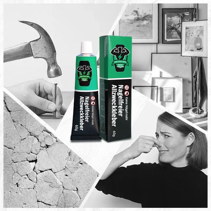 📢57% Rabatt💥Universeller, starker, nagelfreier Kleber, wasserfest und kein Bohren erforderlich