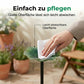 Bunter Vogelfutterspender als Blumenstab für den Garten