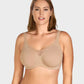 Damen eleganter transparenter Vollschalen-BH in großen Größen