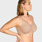 Damen eleganter transparenter Vollschalen-BH in großen Größen