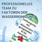 Leistungsstarke Tablette zur Wasserreinigung im Aquarium